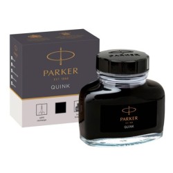 Tinta estilografica parker negra bote 57 ml