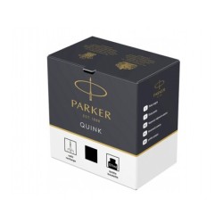 Tinta estilografica parker negra bote 57 ml