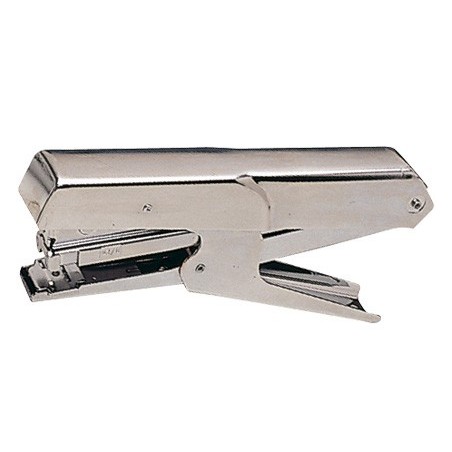 Grapadora petrus de tenaza 224 cromada capacidad 25 h usa grapas 22/6