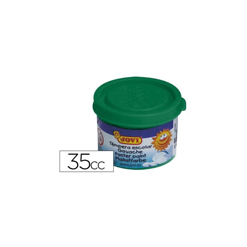 Tempera jovi 35 ml verde oscuro
