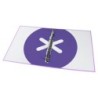 Carpeta antartik a4 forrada 4 anillas 25 mm redondas color lavanda