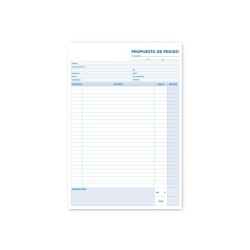 Talonario liderpapel pedidos folio original 125