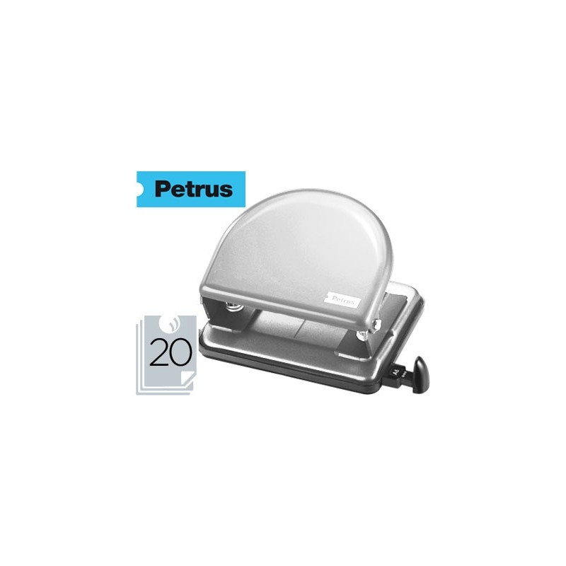 Taladrador petrus 52 c cromado capacidad 20 hojas Taladrador petrus 52 c cromado capacidad 20 hojas