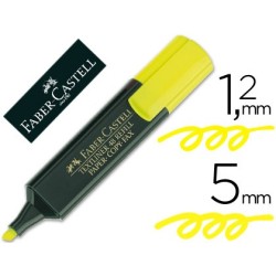 Rotulador faber fluorescente 48-07 amarillo