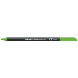 Rotulador edding punta fibra 1200 verde claro n.11 punta redonda 0.5 mm