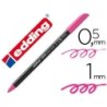 Rotulador edding punta fibra 1200 rosa n.9 punta redonda 0.5 mm
