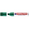 Rotulador edding marcador permanente 800 verde punta biselada 12 mm recargable
