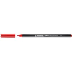 Rotulador edding punta fibra 1300 rojo punta redonda 2 mm