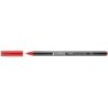 Rotulador edding punta fibra 1300 rojo punta redonda 2 mm