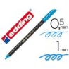 Rotulador edding punta fibra 1200 azul claro n.10 punta redonda 0.5 mm