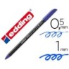 Rotulador edding punta fibra 1200 azul n.3 punta redonda 0.5 mm