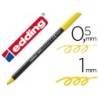 Rotulador edding punta fibra 1200 amarillo n.5 punta redonda 0.5 mm