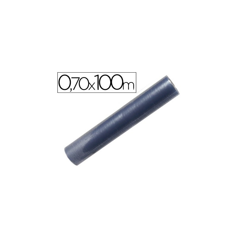 Rollo plastico forralibros 0,70x100 mt 70 mc