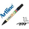 Rotulador artline marcador permanente ek-70 negro punta redonda 1.5 mm papel metal y cristal