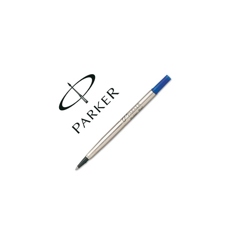 Recambio rotulador roller parker 0.8 azul