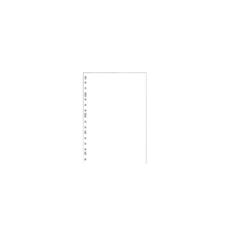 Recambio multifin 3005 folio natural liso blanco