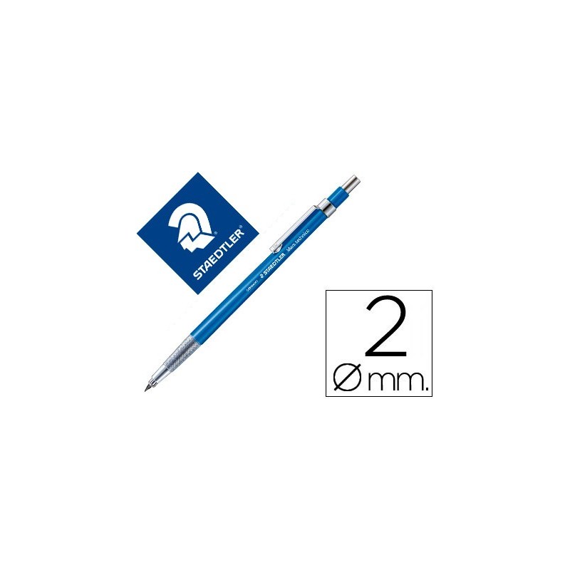 Portaminas staedtler mars 2 mm con clip y afilaminas