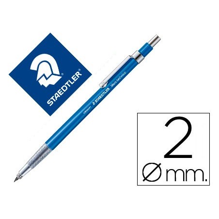Portaminas staedtler mars 2 mm con clip y afilaminas
