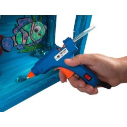 Barra termofusible liderpapel 7 mm de diametro x 200 mm de alto blister de 12 unidades