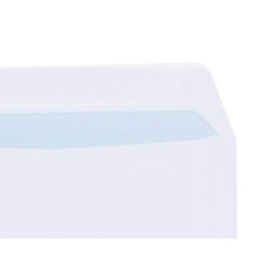 Sobre liderpapel bolsa blanco 260x360 mm solapa tira de silicona papel offset 100 gr caja de 250 unidades