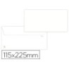 Sobre liderpapel blanco 115x225 mm solapa tira de silicona papel reciclado 90 gr caja de 500 unidades