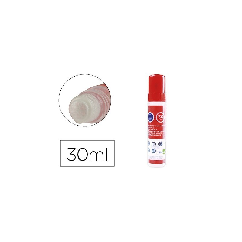 Pegamento liderpapel transparente para papel 30 ml