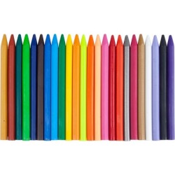 Lapices cera liderpapel caja de 24 unidades colores surtidos