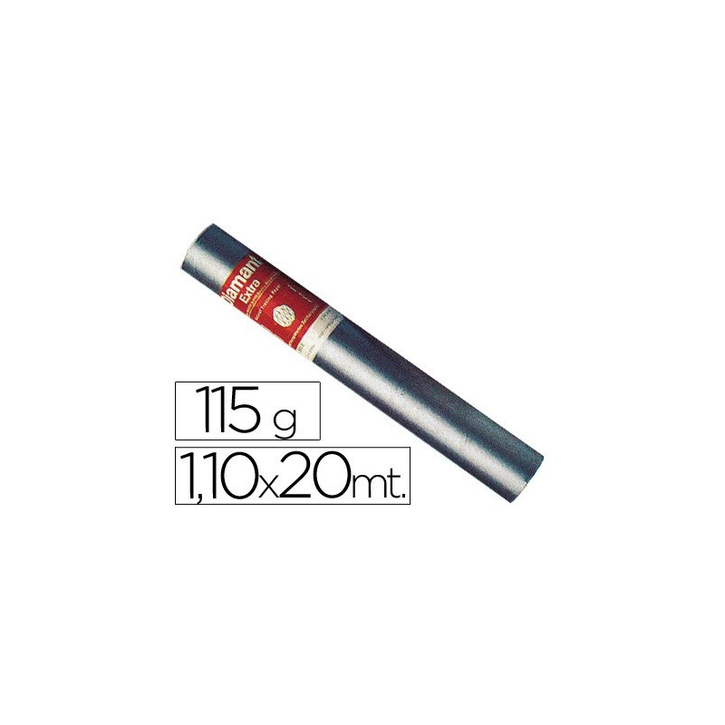 Papel vegetal diamant 110-115 gr rollo de 1.10x20 mt