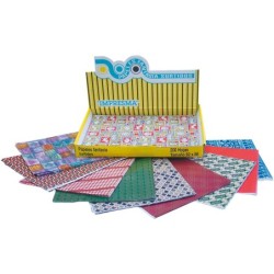 Papel de regalo impresma 62x86 cm caja de 200 hojas diseños surtidos gramaje 40g/m2