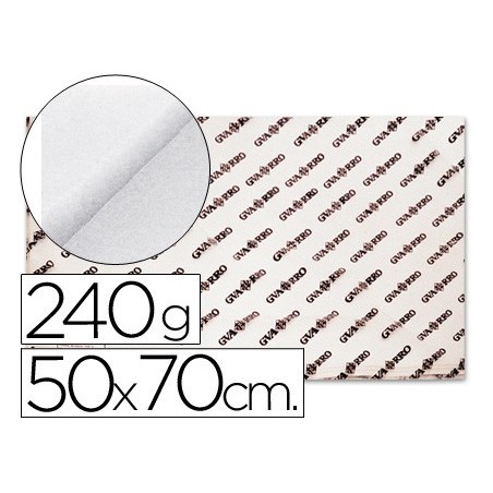 Papel acuarela 50x70 cm 240 gr grano grueso