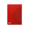 Libreta liderpapel 360 tapa de plastico a4 48 hojas 90g/m2 cuadro 3 mm con margen colores surtidos