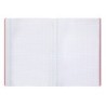 Libreta liderpapel 360 tapa de plastico a4 48 hojas 90g/m2 cuadro 3 mm con margen colores surtidos