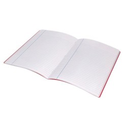 Libreta liderpapel 360 tapa de plastico a5 48 hojas 90g/m2 horizontal con margen colores surtidos
