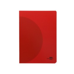 Libreta liderpapel 360 tapa de plastico a5 48 hojas 90g/m2 horizontal con margen colores surtidos