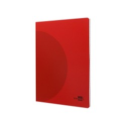 Libreta liderpapel 360 tapa de plastico a5 48 hojas 90g/m2 horizontal con margen colores surtidos