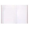 Libreta liderpapel 360 tapa de plastico a5 48 hojas 90g/m2 horizontal con margen colores surtidos
