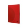 Libreta liderpapel 360 tapa de plastico a4 48 hojas 90g/m2 pauta 4 3,5mm con margen colores surtidos