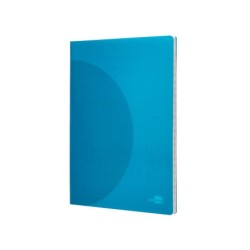 Libreta liderpapel 360 tapa de plastico a4 48 hojas 90g/m2 pauta 5 2,5mm con margen colores surtidos