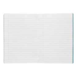 Libreta liderpapel 360 tapa de plastico a4 48 hojas 90g/m2 pauta 5 2,5mm con margen colores surtidos
