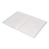Libreta liderpapel 360 tapa de plastico a4 48 hojas 90g/m2 pauta 5 2,5mm con margen colores surtidos