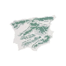 Plantilla liderpapel mapa españa plastico 22x18 cm bolsa de 3 unidades
