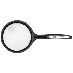 Lupa q-connect cristal bifocal 75 mm mango curvo