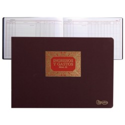 Libro miquelrius n.61 folio 100 hojas ingresos y gastos