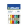 Lapices cera manley caja de 6 colores surtidos