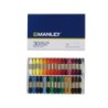 Lapices cera manley caja de 30 colores surtidos