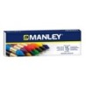 Lapices cera manley caja de 15 colores surtidos