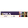 Lapices cera manley caja de 15 colores surtidos