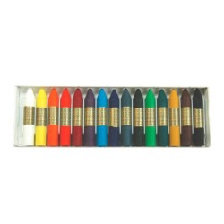 Lapices cera manley caja de 15 colores surtidos