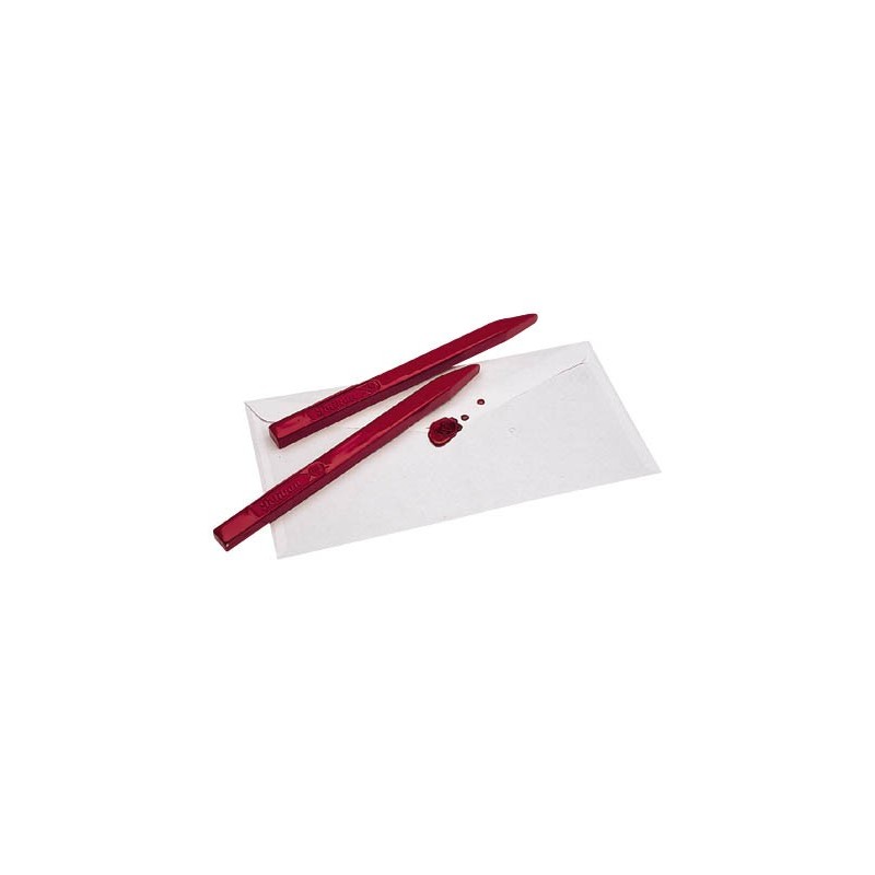 Lacre pelikan rojo caja de 10 barras
