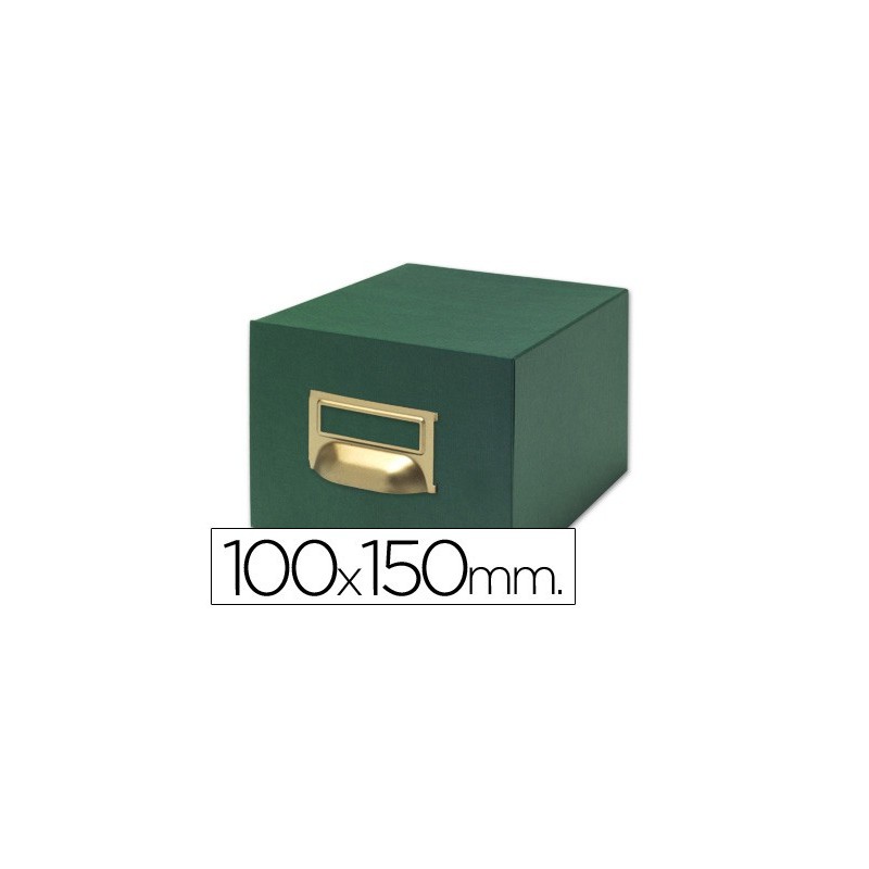 Fichero fichas tela verde 1000 fichas n.3 tamaño 100x150 mm